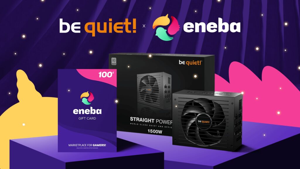 Eneba x be quiet! Giveaway: Win a PSU and Eneba Gift Card!