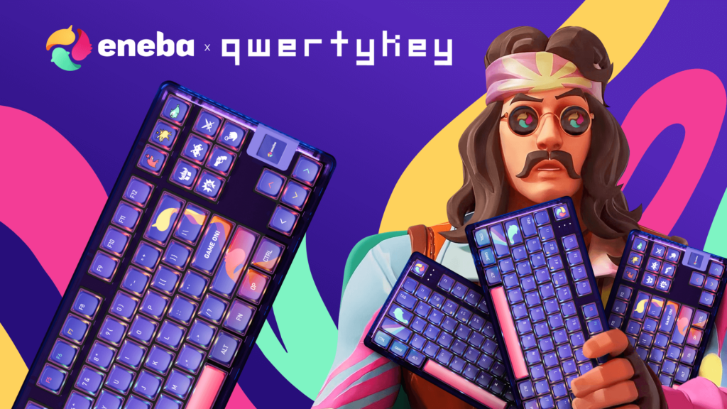 Add Extra Flair to Your Gaming with a Limited-edition Eneba X QwertyKey Keyboard!