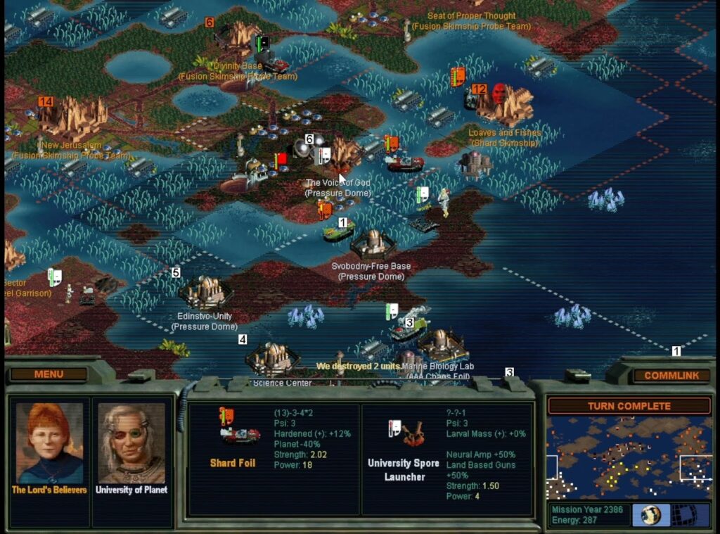 Sid Meier's Alpha Centauri, 1999