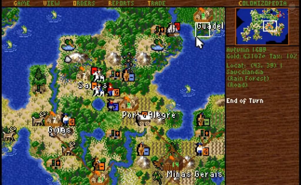 Sid Meier's Colonization, 1994