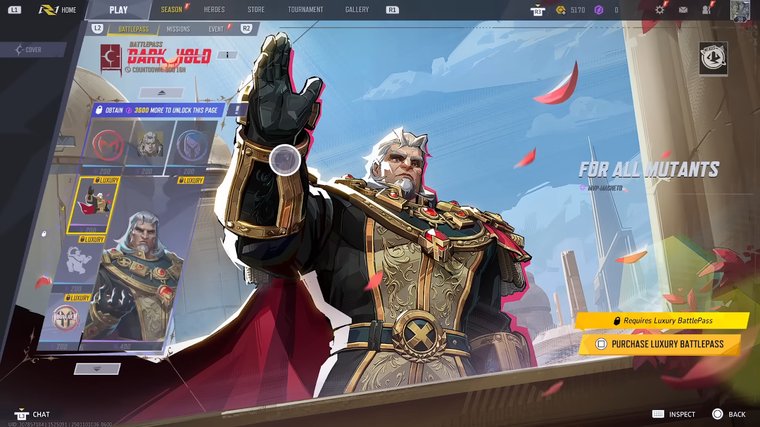 Marvel Rivals Luxury Battlepass