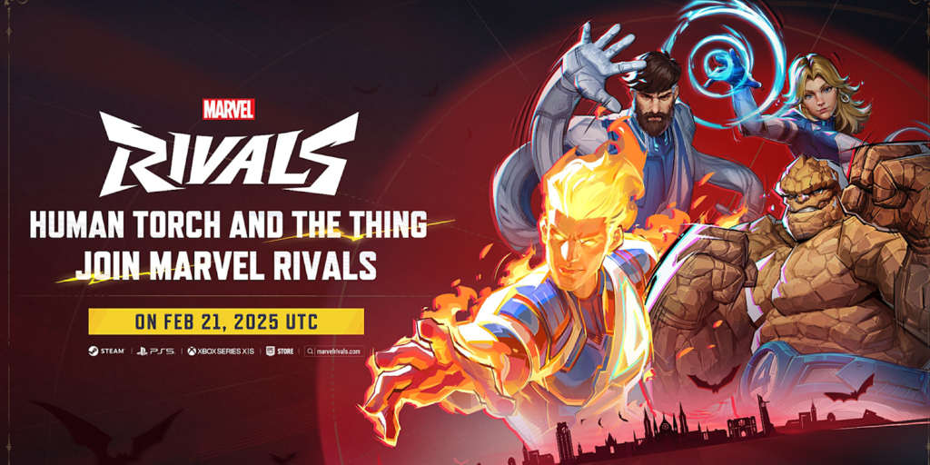 Human Torch And The Thing Coming to Marvel Rivals in Season 1.5