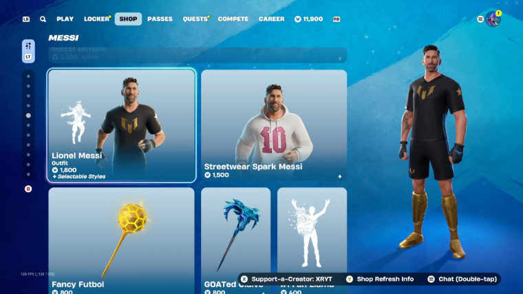 Fortnite V-Bucks Store