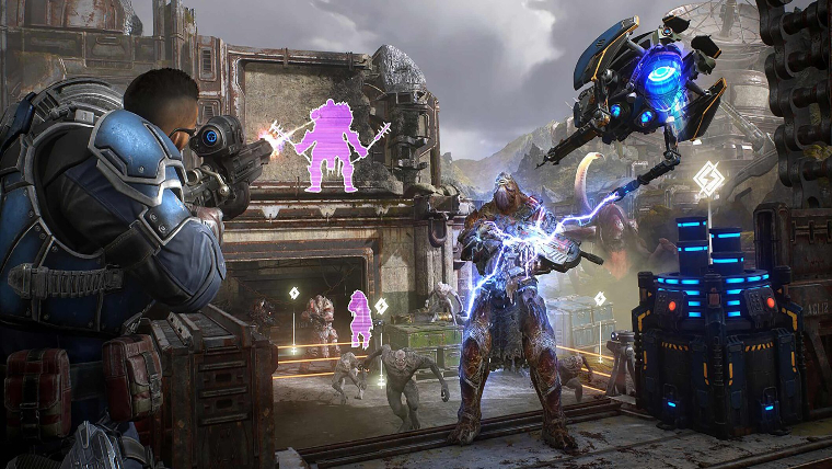 Gears 5: Shooting action 