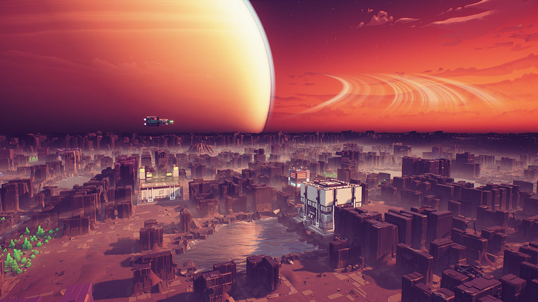 In Industries of Titan, industry and politics shape the future of a city