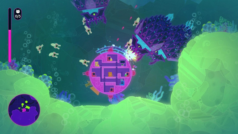 Lovers in a Dangerous Spacetime