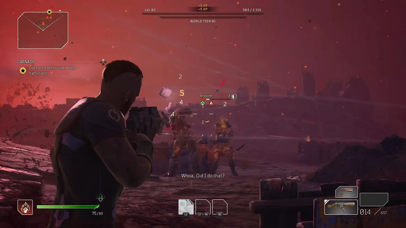 Outriders - Best For: Aggressive Class Abilities and Gritty Action