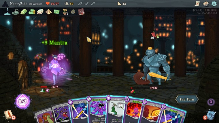 Climb 50 floors and Slay the Spire with your cards and relics