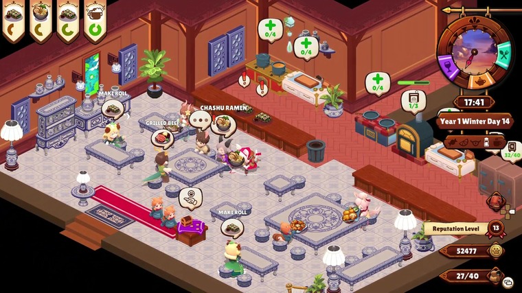 If running a restaurant is more your vibe, Cuisineer lets you dive dungeons and cook up a storm for your hungry guests.