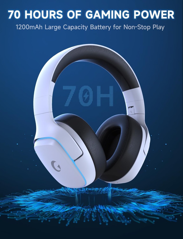 Gvyugke Captain 780 gaming headset featuring passive noise cancellation and 3D surround sound