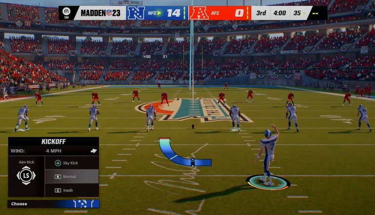 Classic gameplay and enhanced graphics in Madden NFL 23