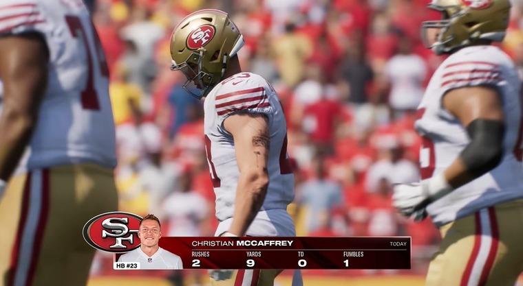 The anniversary edition Madden NFL 25 with updated mechanics