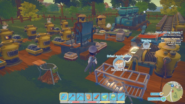 There’s always something to do in My Time at Portia, whether that’s producing food, making machine parts, or helping people navigate the ruins of the world.