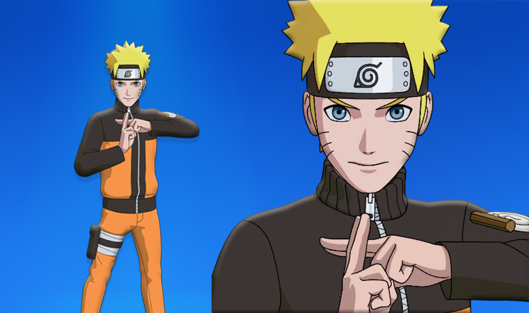 Naruto outfit and portrait showcase.