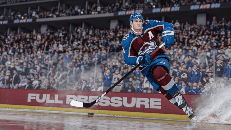 NHL 24 – Intense hockey action