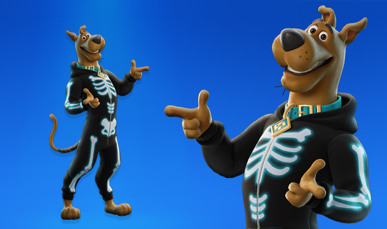 Scooby-Doo outfit and portrait showcase.
