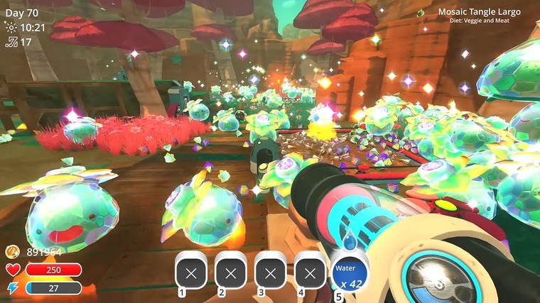 Slime Rancher is guaranteed to get you feeling happy and cozy with its goofy slimes and simple yet engaging gameplay.