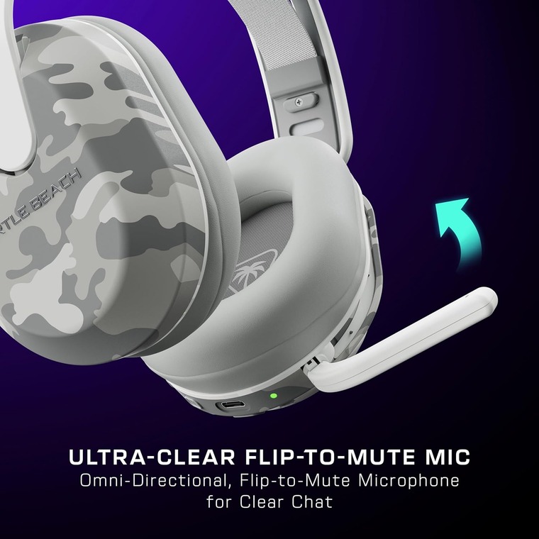 Wireless Turtle Beach Stealth 500 gaming headset with a 24-hour battery life