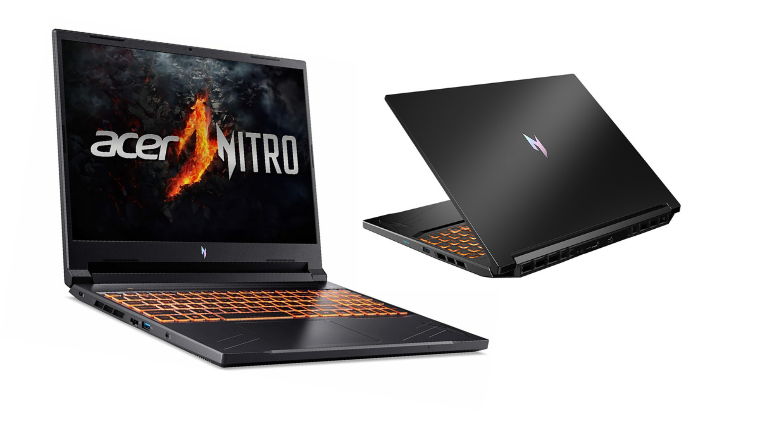 Acer Nitro V 16 - a powerful mid-range gaming laptop designed for seamless 1080p gameplay with high refresh rate display.