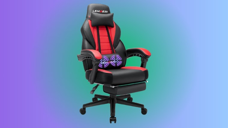 LEMBERI with Headrest and Lumbar Support - Best for Big and Tall Gamers