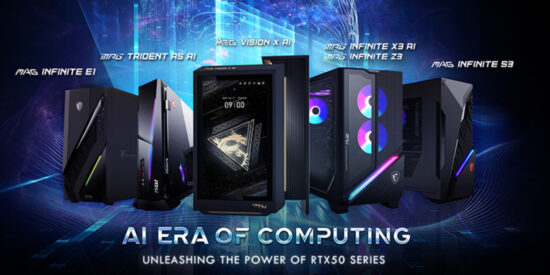 MSI Reveal Gaming Desktops Powered by NVIDIA RTX 50 Series