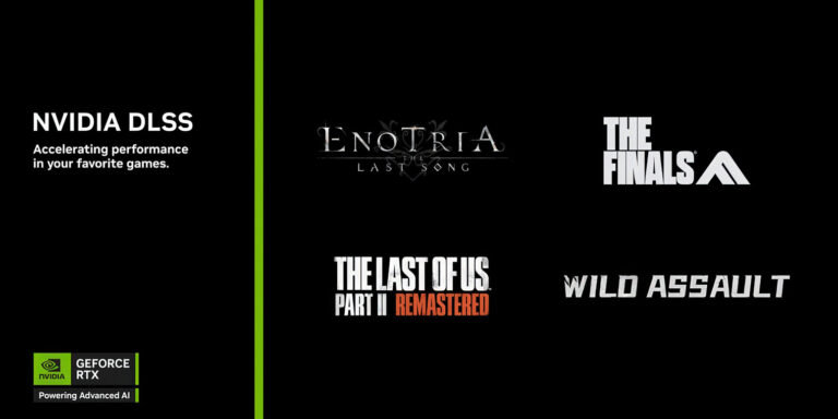 NVIDIA Reveals More Games Getting DLSS Support