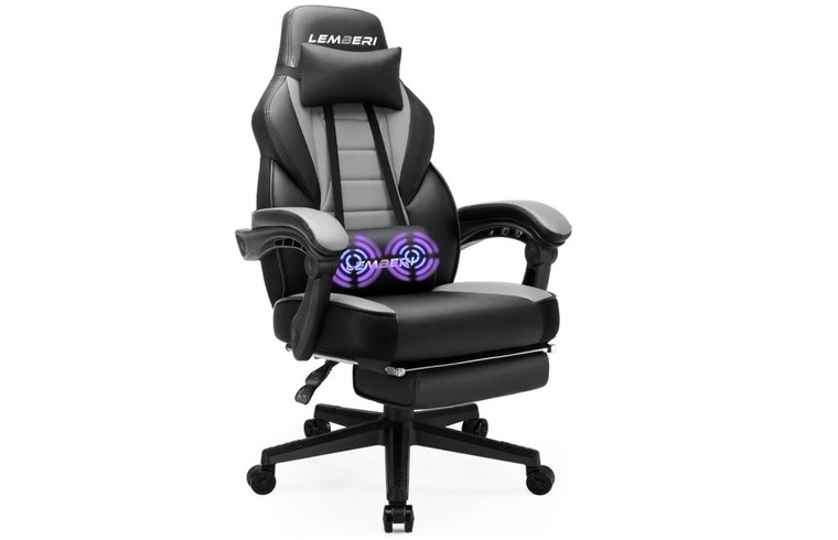 Lemberi Charles with Footrest - Best Big and Tall Gaming Chair under $100