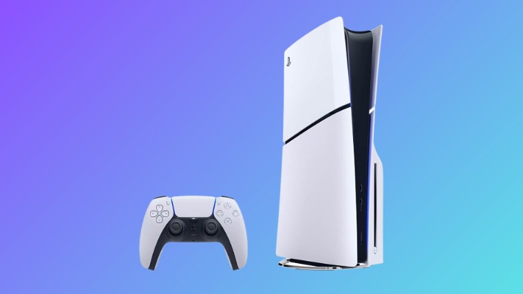 PS5 Slim. A sleeker build with the same PS5 power.