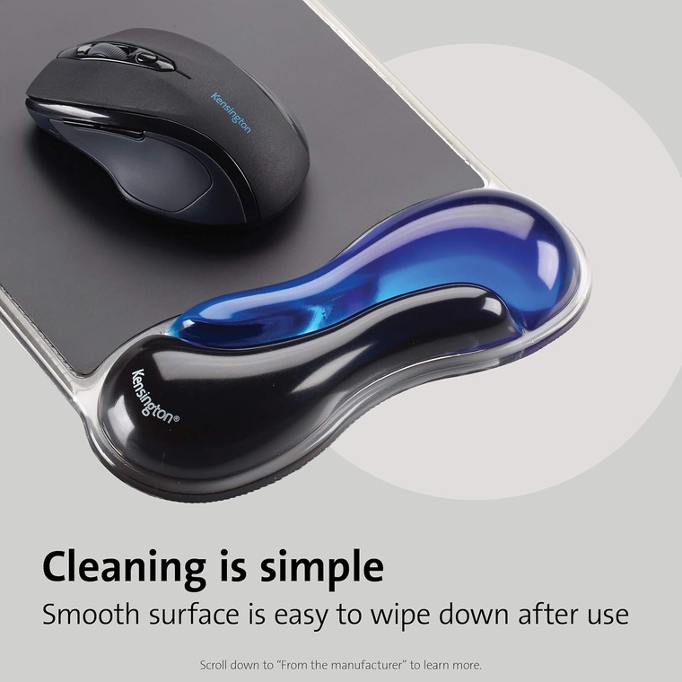 Kensington Duo Gel Wave takes care of your wrists during long gaming sessions
