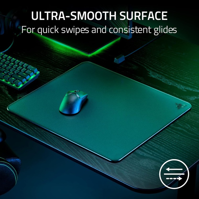 Razer Atlas provides smooth, slick gaming over a tempered glass surface