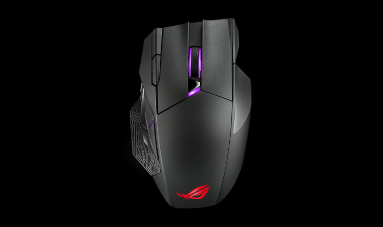 The ASUS ROG Spatha X combines excellent wireless performance with a futuristic aesthetic and ergonomics designed for big hands
