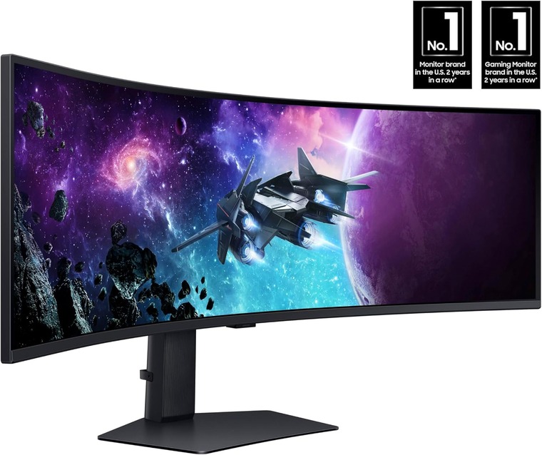 SAMSUNG 49“ Odyssey G9 (G95C) – The best ultrawide gaming monitor with a QD-OLED panel for excellent contrast and high refresh rate