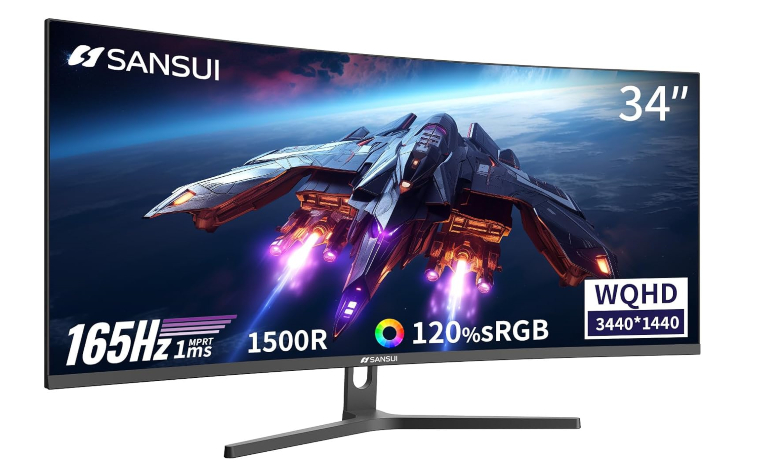 SANSUI 34-Inch UWQHD - Best Budget Ultrawide monitor
