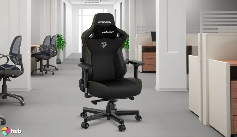 Anda Seat Kaiser 3 XL Gaming Chair in the office arranged for a review