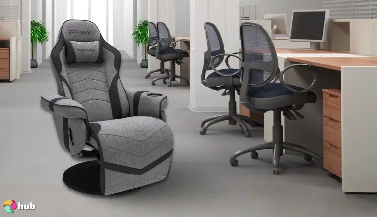 RESPAWN 900 Gaming Chair in the office set up for testing and review