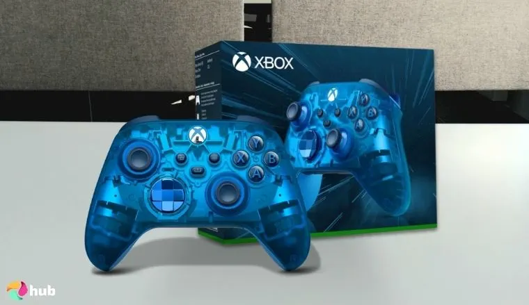 Xbox Wireless Controller Xbox Controller on a white office desk set for a professional product review