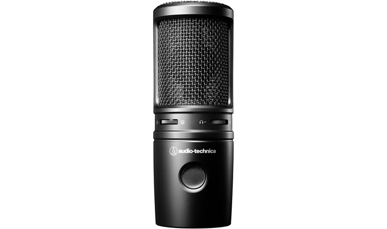 Audio-Technica AT2020USB-X  –  USB microphone with high sound quality and 24-bit/96kHz support for streaming and recording.