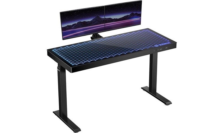 EUREKA RGB Lights Height Adjustable 55 Inch