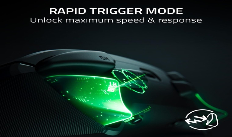 An Xbox controller that has Rapid Trigger Mode, allowing for incredibly fast trigger inputs.