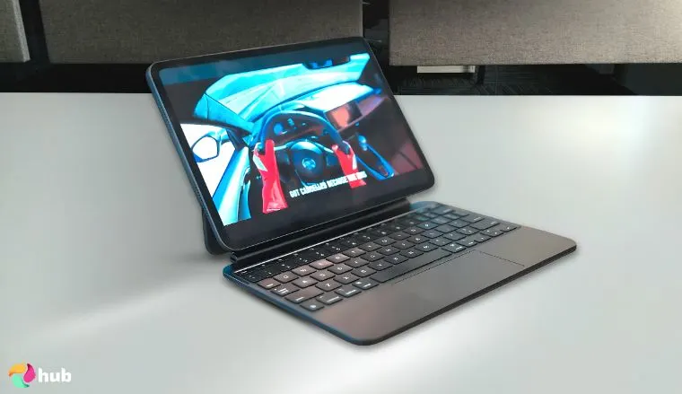 iPad Pro 11-Inch (M4) on a white office desk styled neatly for a review