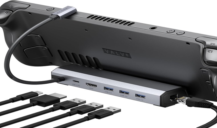 JSAUX 6-in-1 – the best Steam Deck dock.