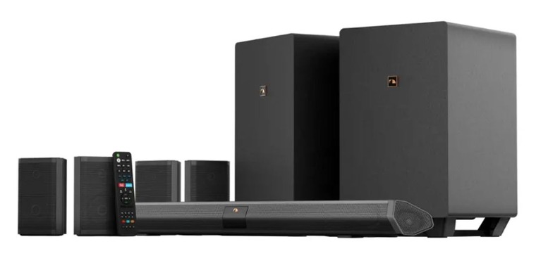 Nakamichi Shockwafe Ultra soundbar with 360-degree surround sound and deep bass