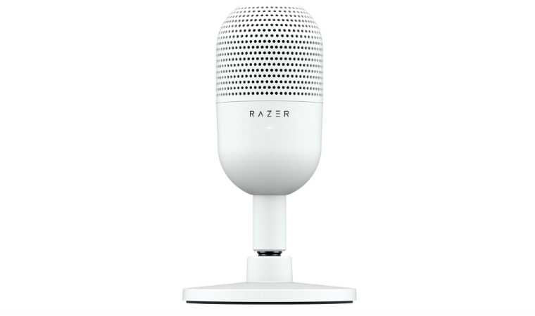 Razer Seiren V3 Mini ultra-compact gaming microphone with tap-to-mute sensor.