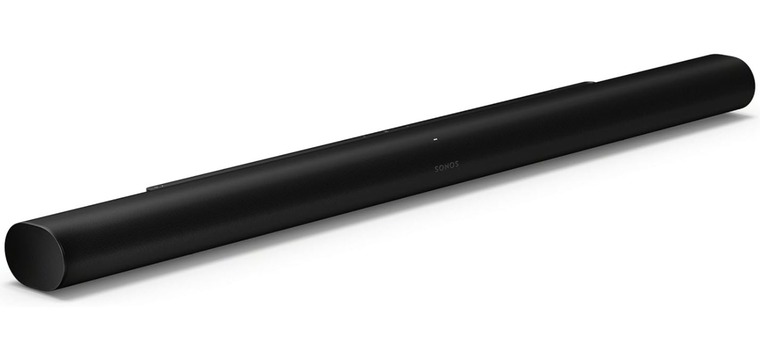 Sleek Sonos Arc Ultra soundbar with adaptive tuning