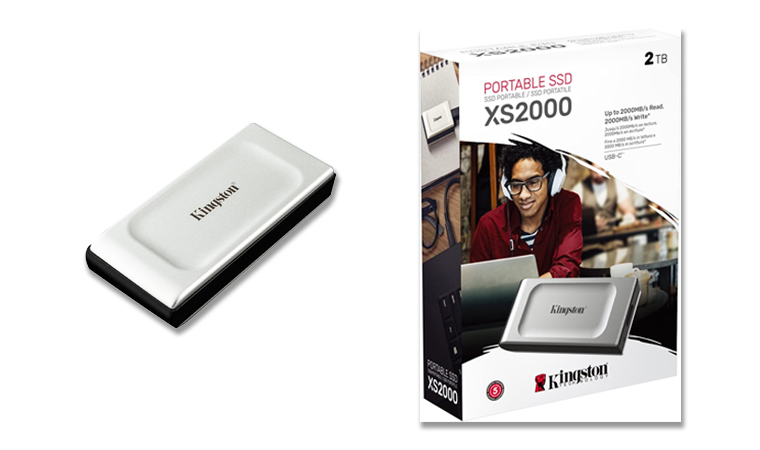 An SSD and its packaging.