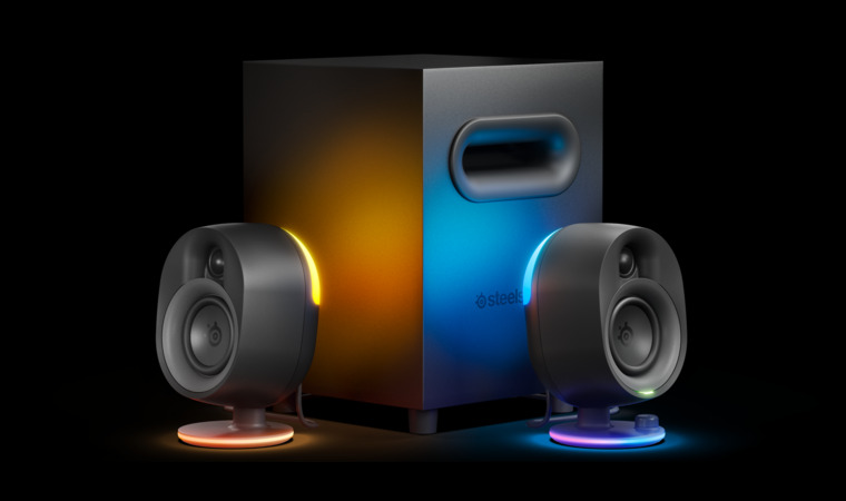 SteelSeries Arena 7 Illuminated - Best 2.1 Gaming Speakers