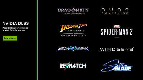 Eight More Games Get NVIDIA DLSS 4 Support