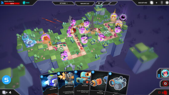 Roguelike Deckbuilding Meets Tower Defense – Mini Tank Mayhem Demo Launches
