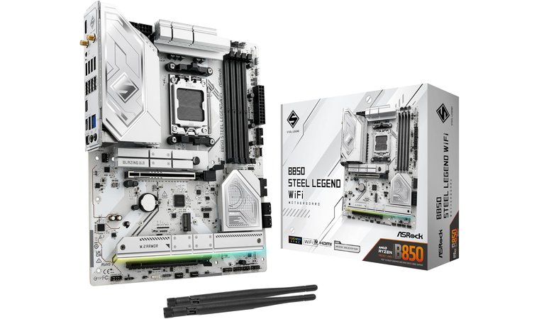 ASRock AMD B850 Steel Legend - Best Mid-Range Motherboard for Ryzen 7 7800x3d