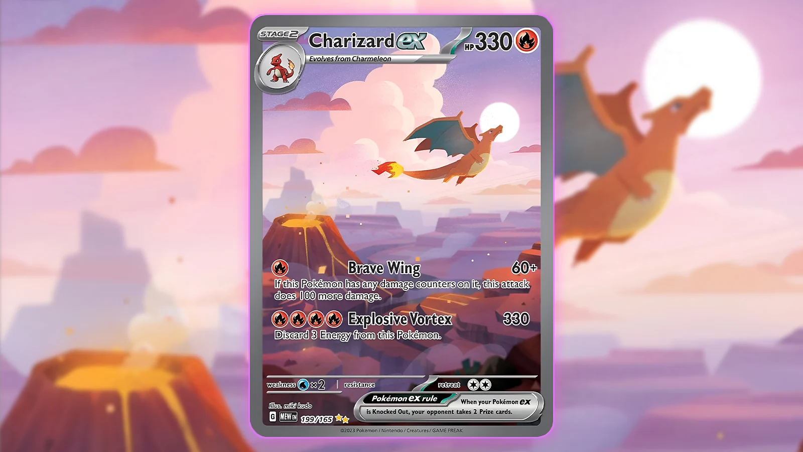 Scarlet and Violet card - Charizard EX